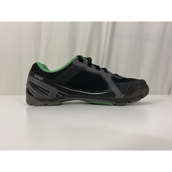 Shimano Click\'R Cycling Shoes Mens Sz 8/9 EU 43 Black & Green Bicycle Sport main image 8